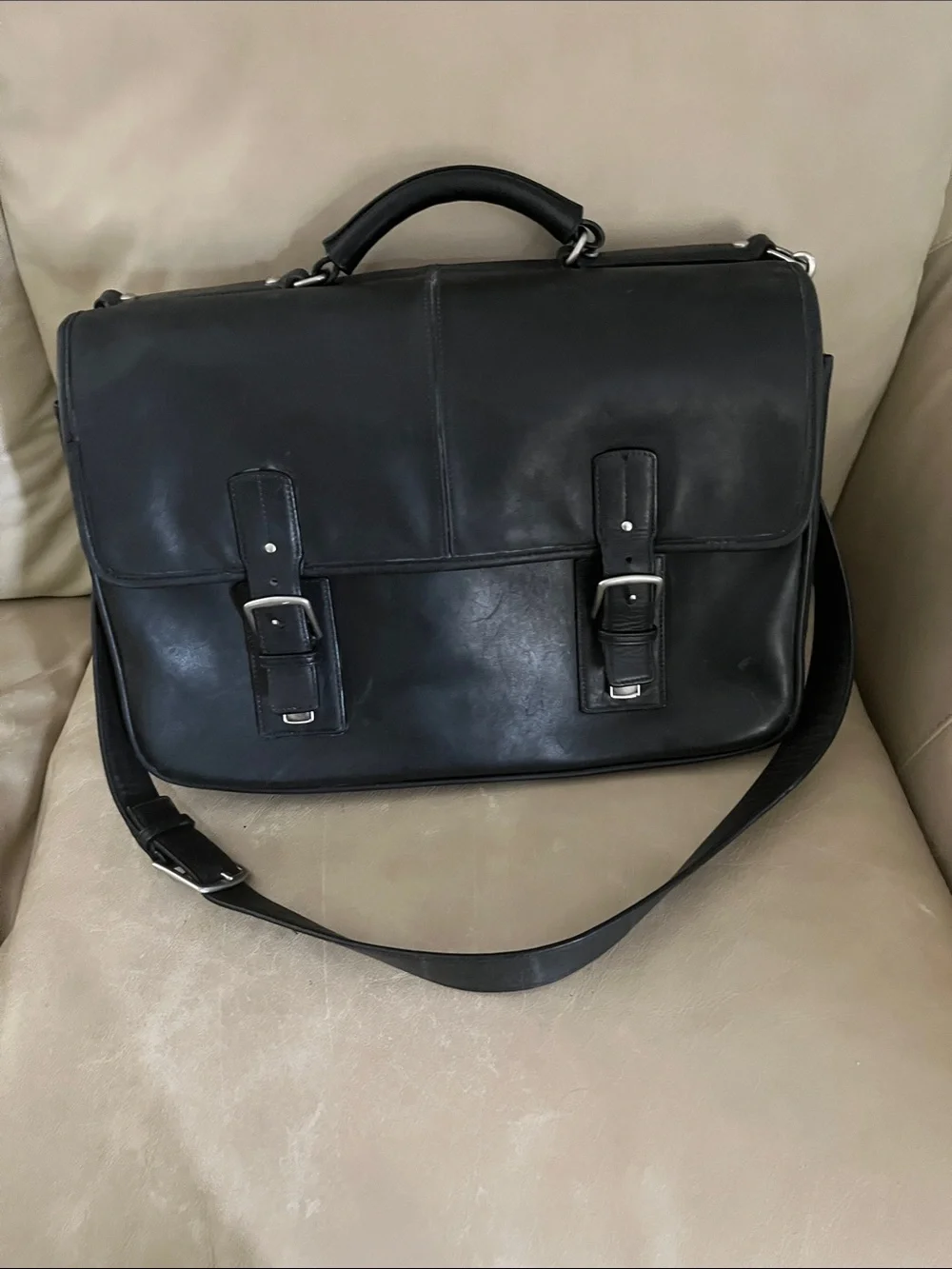 VINTAGE COACH THOMPSON EXECUTIVE BRIEFCASE/LAPTOP MESSENGER BAG